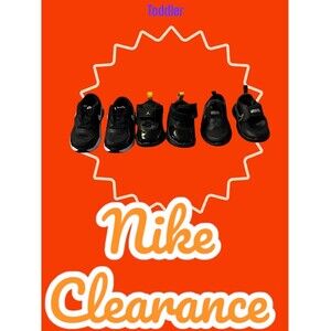 Nike Court Borough Low 2 Size 3c Toddler BQ5453-007 Black Red Faux Lace Strap